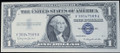 1957-B $1 US SILVER CERTIFICATE - CU
