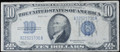 1934-C $10 US SILVER CERTIFICATE- VG