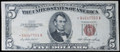 1953 $5 UNITED STATES *STAR* NOTE - F