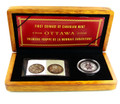 2008 Canada 50c - 100th Anniversary Coin & Stamp Set Of The Royal Canadian Mint