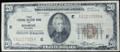 1929 $20 - BROWN SEAL - FRB (FEDERAL RESERVE BANK OF RICHMOND) - VG