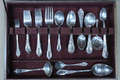 Wallace Rose Point Sterling SILVER Flatware Set