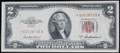 1953 A $2 Legal Tender Star Note - AU/CU