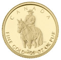 2010 50c 1/25 Ounce Gold Coin - R.C.M.P