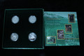 1996 50 Cent Sterling Silver  4 Coin Set - Little Wild Ones