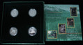1996 50-Cent SILVER 4 Coin Set - Little Wild Ones