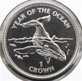 1998 IOM 1 CROWN YEAR OF THE OCEAN "WHALE"