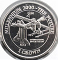 2000 IOM 1 CROWN MILLENNIUM 2000 THE FUTURE "INT. SPACE STATION"