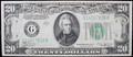 ﻿1934-B $20 FEDERAL RESERVE NOTE (CHICAGO) - XF/AU