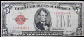 1928-B $5 UNITED STATES NOTE - F