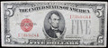 1928-F $5 UNITED STATES NOTE - F
