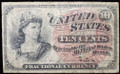 1869-1875 10-Cent 4th Issue Fractional Currency - VG/F