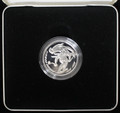 1998 50C Canada SILVER Coin - Commemorates 1st Ski Racing & Jumping Championships