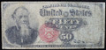 1869-1875 50-Cent 4th Issue Fractional Currency - G/VG