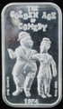 1974 1 oz .999 FINE SILVER ART BAR - THE GOLDEN AGE OF COMEDY