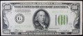 1934 $100 US FEDERAL RESERVE NOTE - F+
