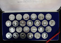 1985 BRITISH VIRGIN ISLANDS $20 SILVER COIN SET - THE TREASURE COINS OF THE CARIBBEAN