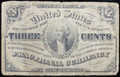 1864-1869 3 Cent 3rd Issue Fractional Currency - G
