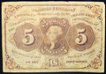 1862-1863 5 Cent 1st Issue Fractional Currency - VF