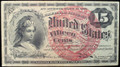 1869-1875 15 Cent 4th Issue Fractional Currency - XF