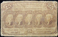 1862-1863 25 Cent 1st Issue Fractional Currency - G