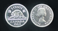 1963 5C CANADA PICK-OUT ROLL (40 COINS) - CU/BU