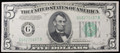 1934-C $5 FEDERAL RESERVE NOTE - AU/CU