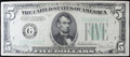 1934-D $5 FEDERAL RESERVE NOTE - F
