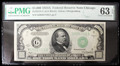 1934-A $1000 FEDERAL RESERVE NOTE CHICAGO- PMG CU 63 EPQ