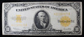 1922 USA $10 GOLD Certificate Large Note - F