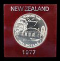 1977 New Zealand $1 Waiting Day February 6 - Unc