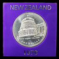 1978 New Zealand $1 Parliament Building - Unc