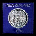 1979 New Zealand $1 Coat of Arms - Unc