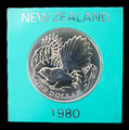 1980 New Zealand $1 Bird in Tree - Unc