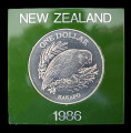 1986 New Zealand $1 Kakapo Bird - Unc
