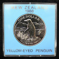 1988 New Zealand $1 Yellow-Eyed Penguin - Unc