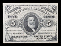 1864-1869 5 Cent 3rd Issue Fractional Currency - AU