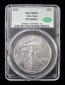 2025 U.S. $1 Fine SILVER Eagle 1 oz. First Delivery - CAC MS70