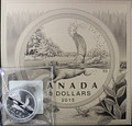 2015 Canada $50 SILVER Coin The Beaver - 1/2 oz. ASW