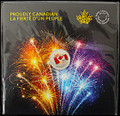 2017 Canada $5 SILVER Coin Proudly Canadian Glow-in-the-Dark - 1/4 oz. ASW