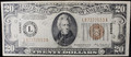 1934-A US $20 WWII Emergency Note, Hawaii - VF