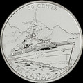 2005 Canada 50C SILVER Coin WWII Battle of the Atlantic - 8.6g SILVER