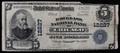 1924 $5 National Currency Douglass Nat. Bank Chicago, IL - Fair