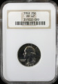 1953 US 25C Washington SILVER Quarter - NGC PF 67