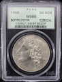 1968 Czechoslovakia SILVER 50 Korun 50YR/20YR - PCGS MS 66