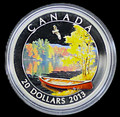 2013 Canada $20 Dollar 1 oz. SILVER Coin - Autumn Bliss