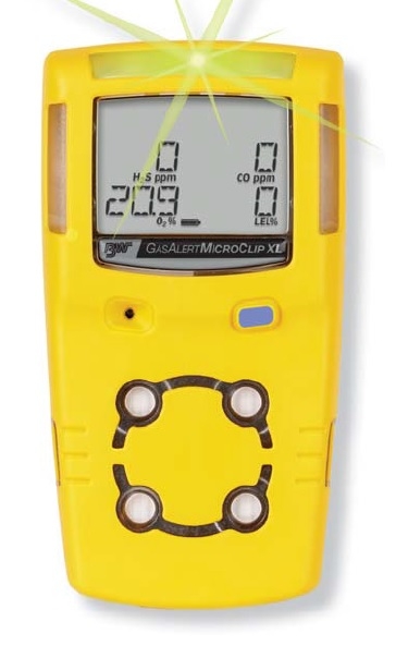 BW GasAlert MicroClip XL Multi Gas Detector 
