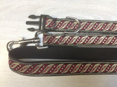 Edward VI Burgundy Designer Dog Collar & Lead