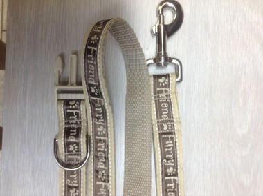 LOUIS V Collar & Leash. Furry Friends
