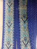SIGFRIED Designer Dog Collar & Lead. Teal. 11"-15"